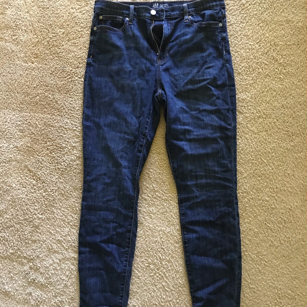 NWOT Gap high rise skinny jeans